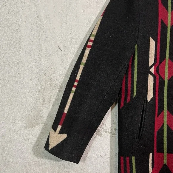 Vintage Unisex Native Jackets Santa Fe New Mexico Wool Winter Jacket Coat Sz XL - Picture 6 of 9